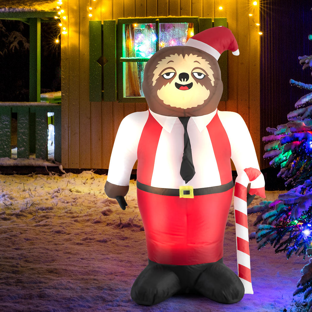 Christmas Inflatable Sloth 1.8M