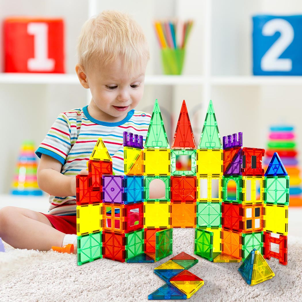 Kids Magnetic Building Blocks Tiles Educational Toys 60pc