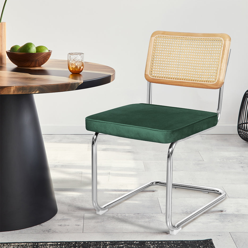 Rattan Dining Chairs Natural 47x53x83cm