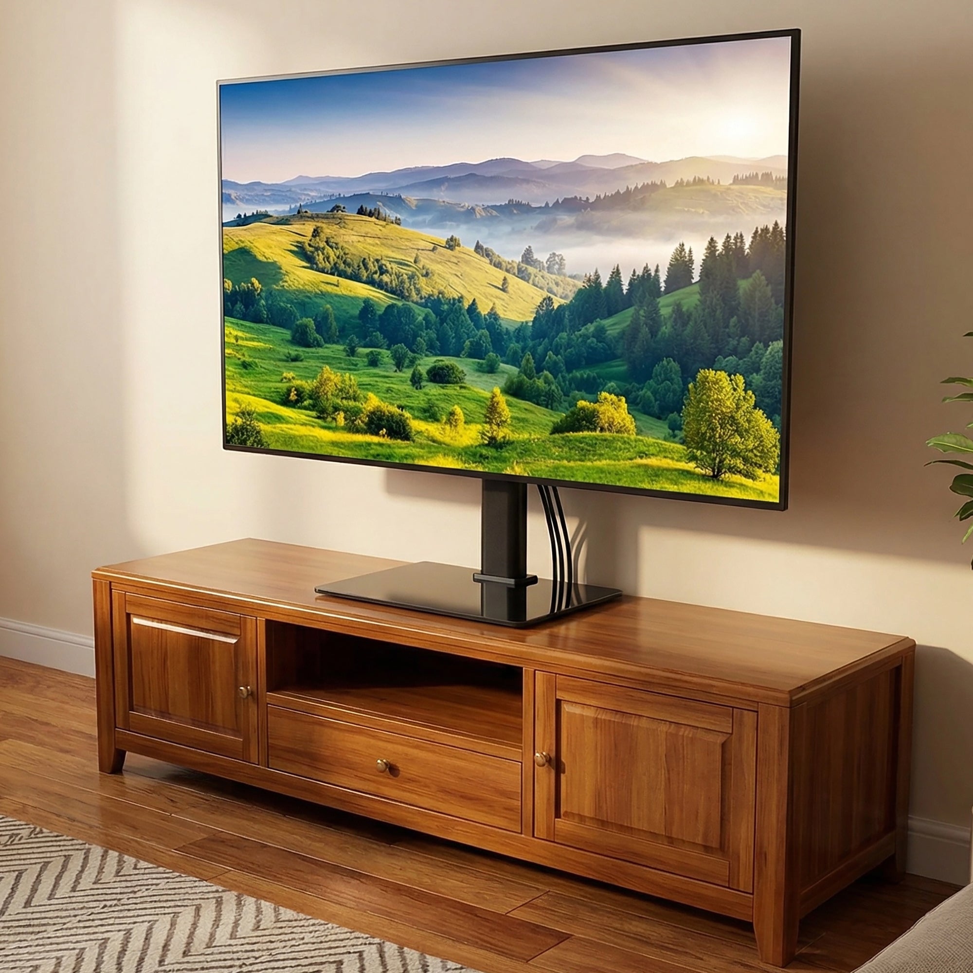 Tv Stand With Adjustable Mount 40x30x0.8cm