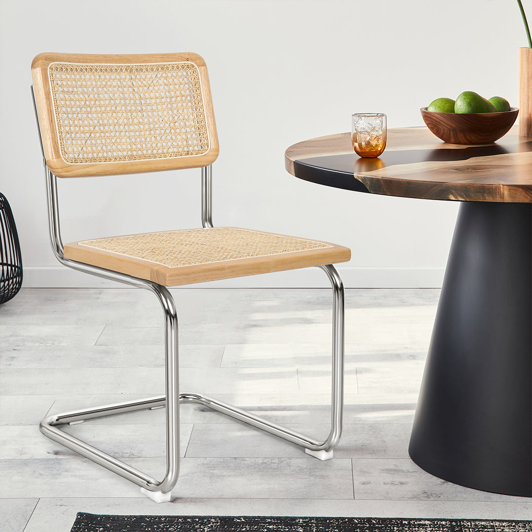 Luxury 4x Rattan Chair Dining Chairs  Comfortable Design Classic