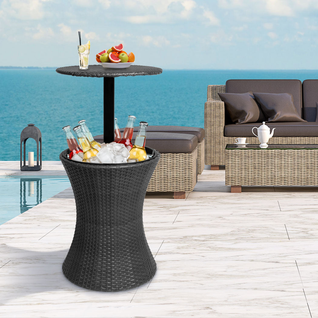 Cooler Ice Bucket Table Bar Outdoor Black - SC9 id