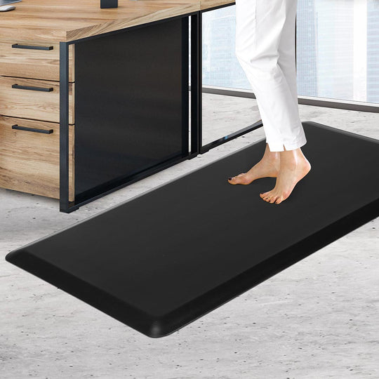 Anti Fatigue Mat Standing Desk Black Large - Rug Kitchen Home Office