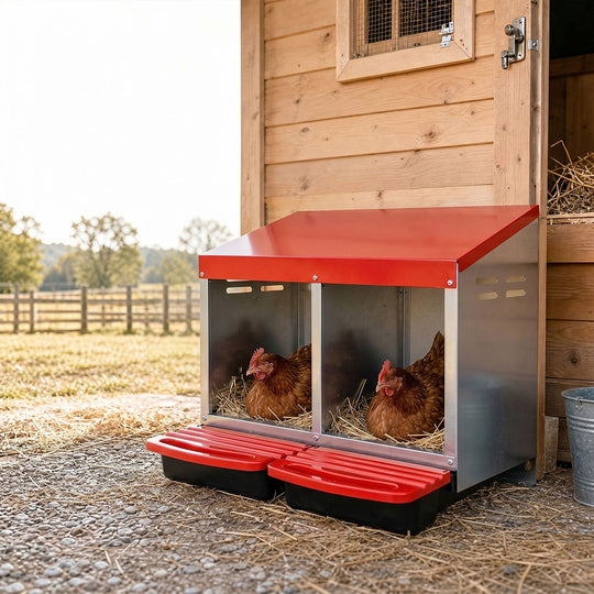 Chicken Nesting Box 2 Hole Roll Away Eggs | Simpledeals