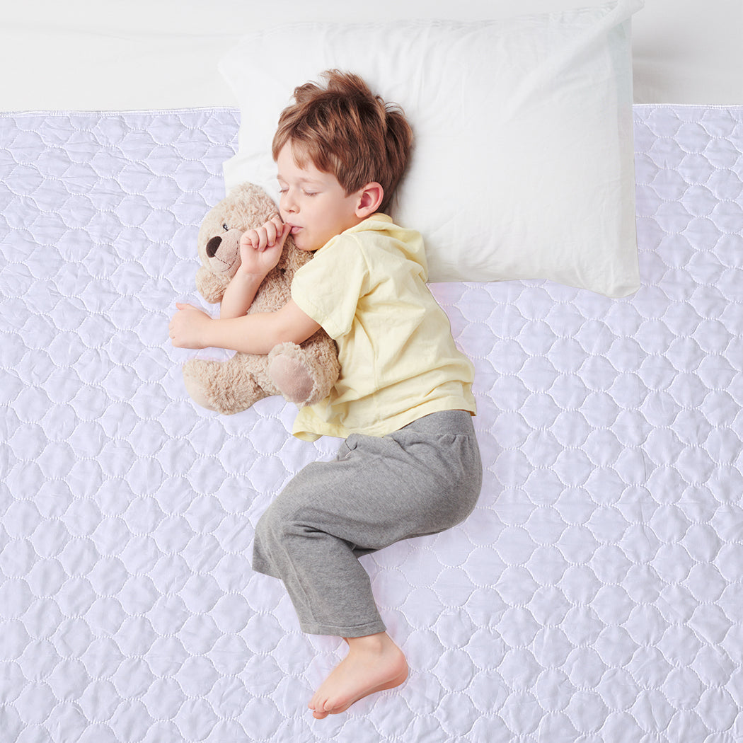 2x Bed Pad Waterproof Bed Protector Queen - SC2 id