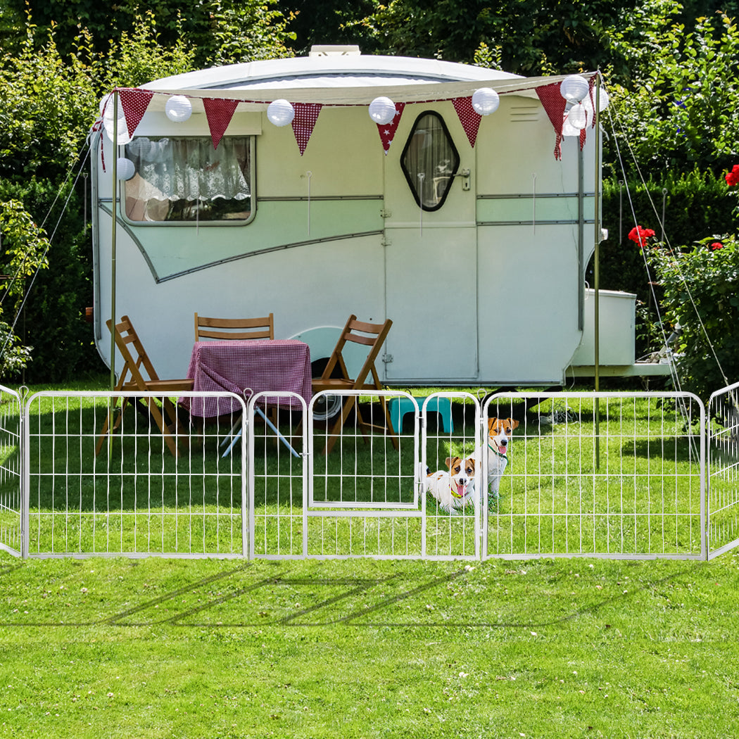 Versatile 8 Panel Pet Dog Playpen for Exercise and Enclosure