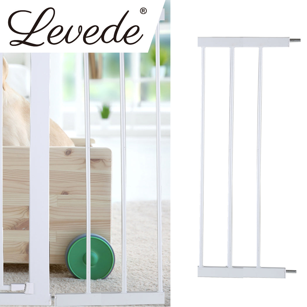 Baby Safety Gate Adjustable Pet White 20cm Extension - Kids Security