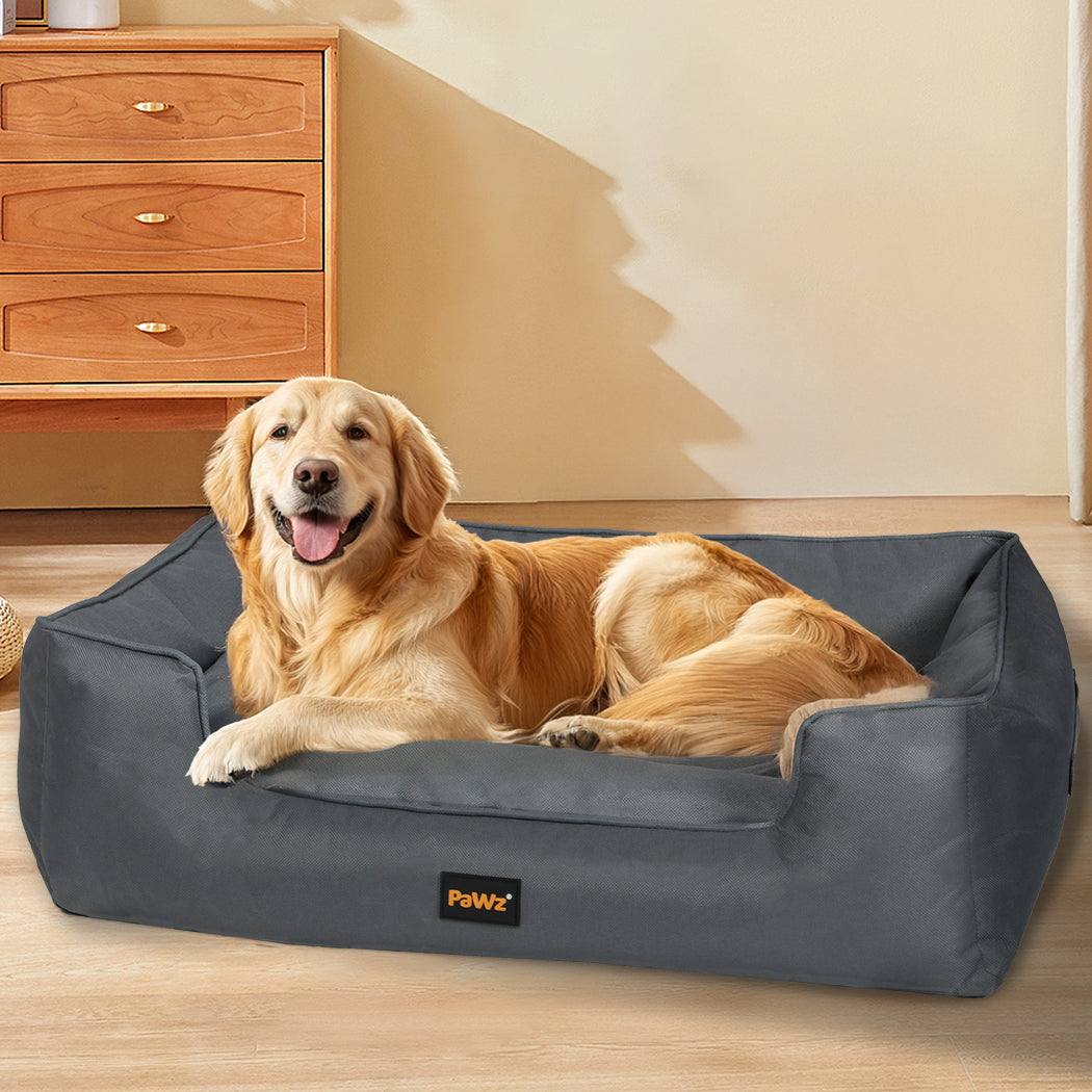 Waterproof Dog Bed Grey 120x90x27cm