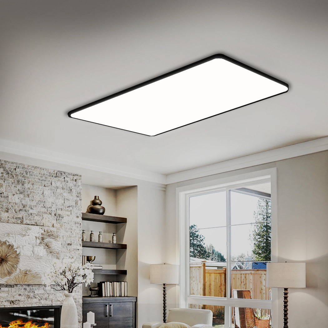 3-Colour Ultra-Thin 5CM LED Ceiling 90W Black