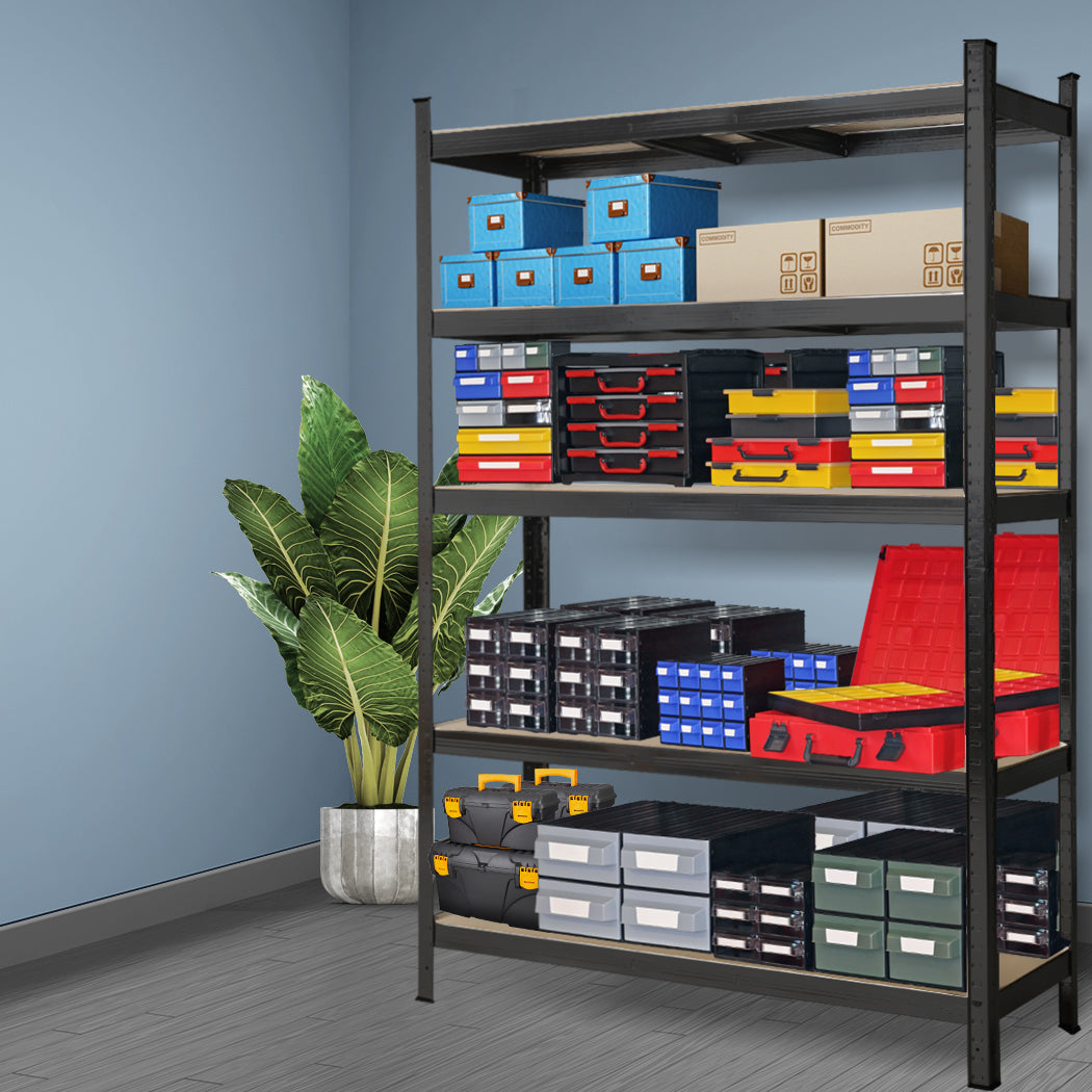 5 Tier Heavy Duty Garage Shelving Unit Steel Storage Rack
