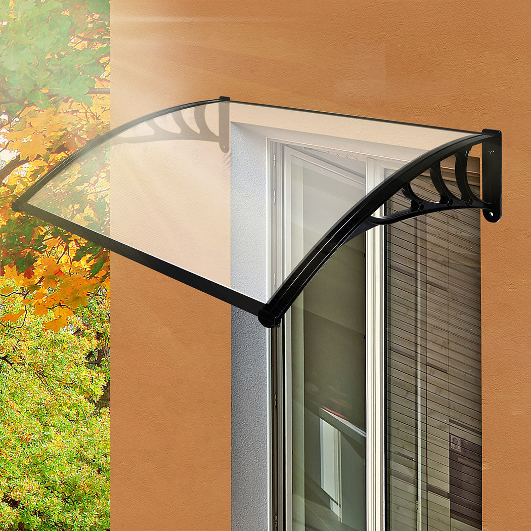 Window Door Awning Outdoor 1M X 1.2M Transparent 1x1.2M - Sun Shield Diy