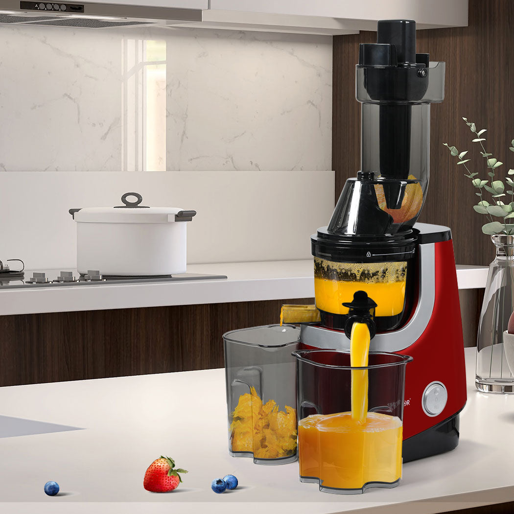 Minimalist Cold Press Slow Juicer Whole Red  Soft Cushion Classic