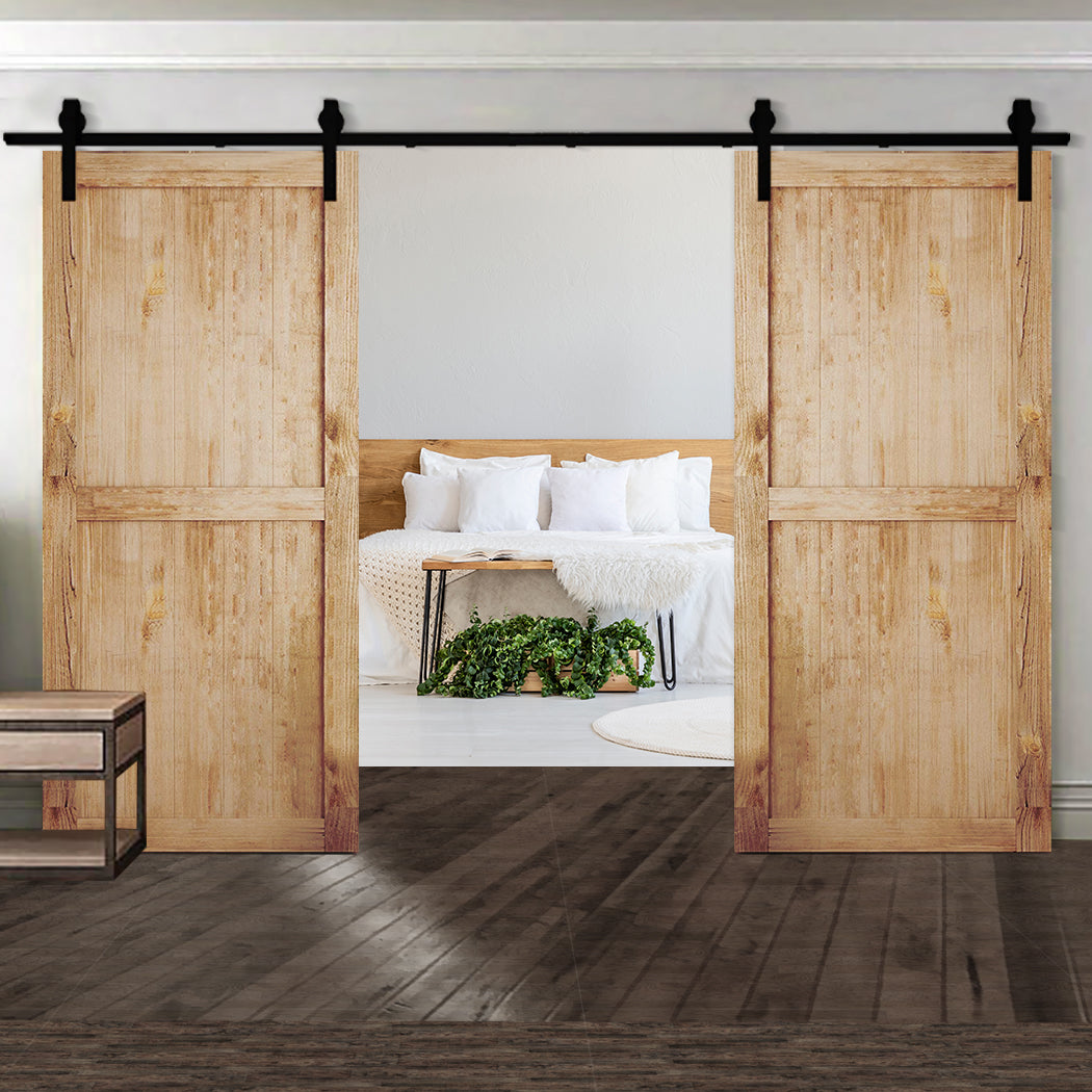 2.44M Antique Classic Style Double Sliding