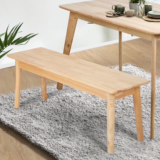1XDining Chairs Bench Chair Seat Nature - Dining Kitchen Modern Outdoor