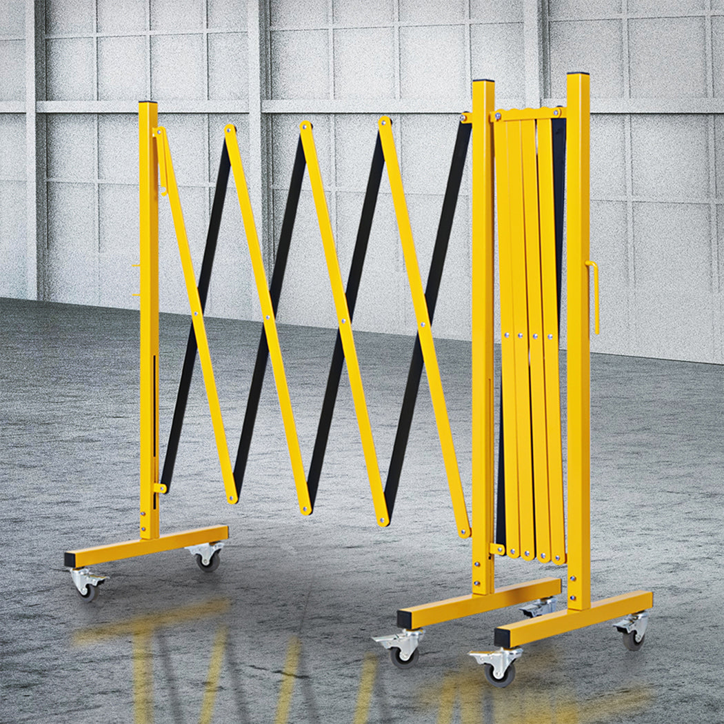 Extendable Garden Gate Mobile Security 16FT - Expandable Portable Safety Barrier