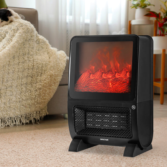 Heater Electric Portable 2000W - Fireplace Flame Remote Overheat