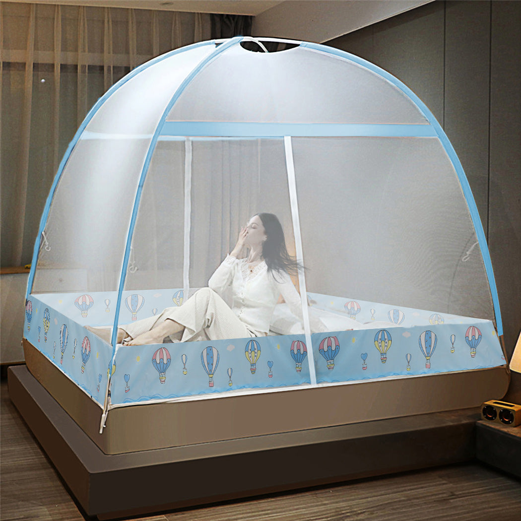 Mosquito Bed Nets Foldable Canopy - Queen - Dome Fly Repel Insect