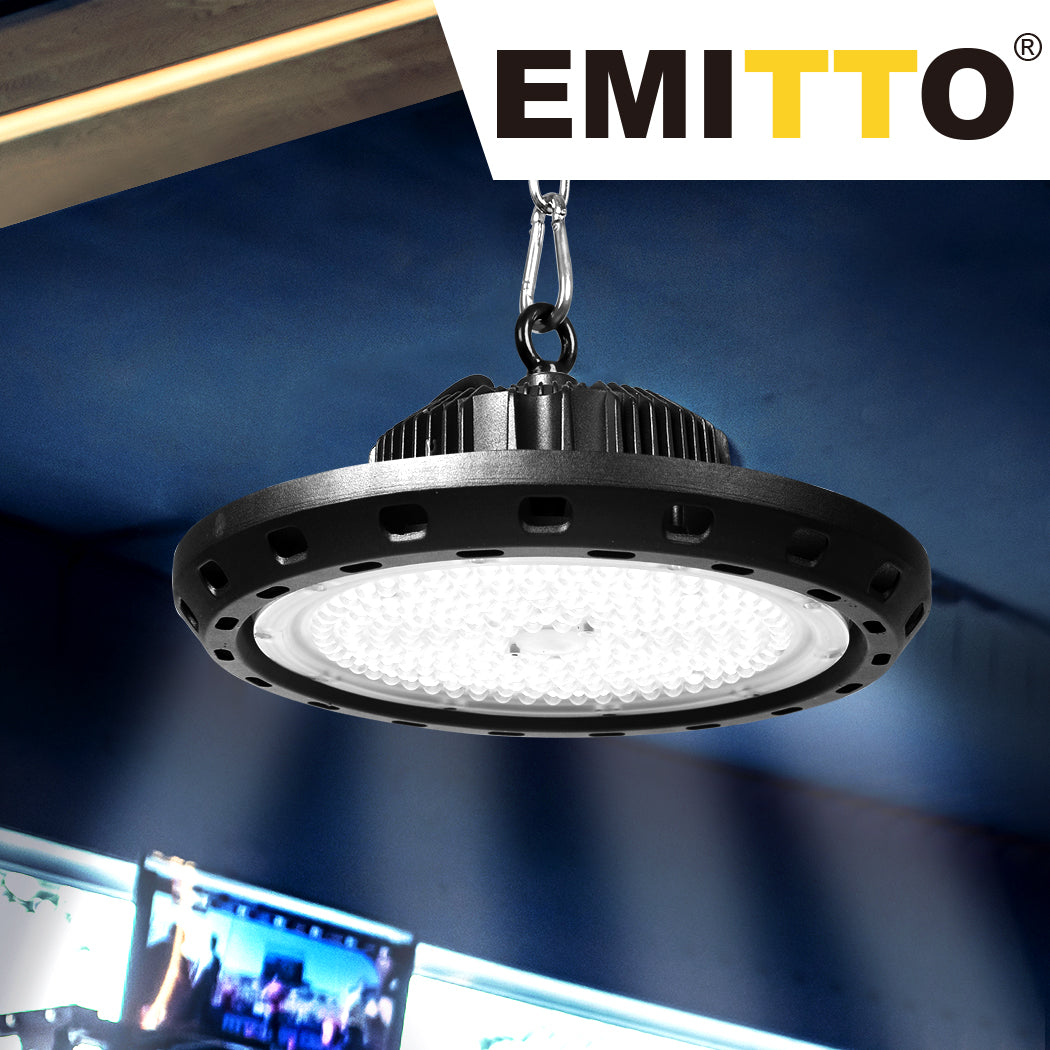 Shed UFO LED High Bay Light 100W – Bright Industrial Ceiling Lamp