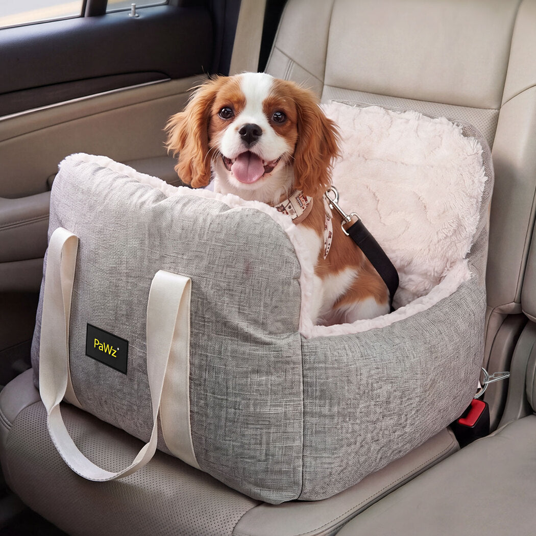 Dog Car Seat Booster Brown 55x53x20.5cm
