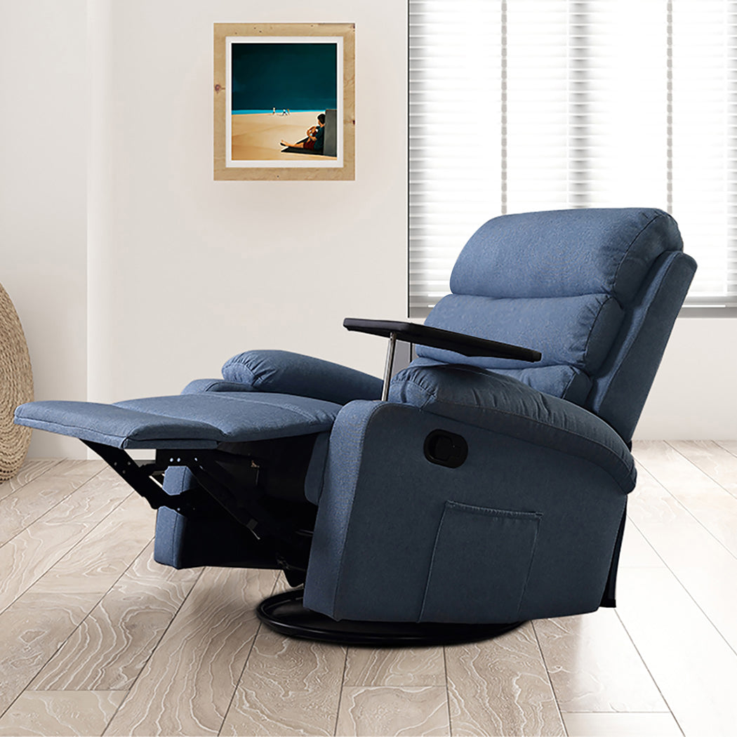 Massage Chair Recliner Chairs Blue