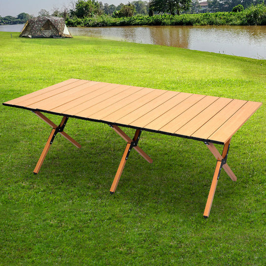 Folding Camping Table Foldable Oak