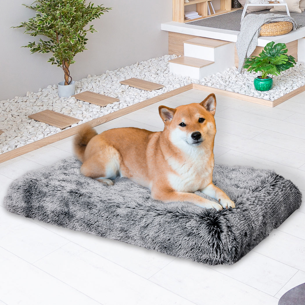 Dog Mat Pet Calming Bed Memory M Charcoal Medium