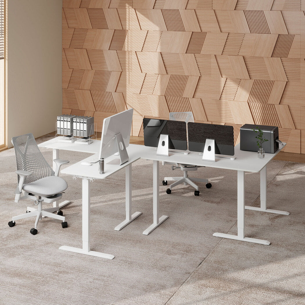 Electric Standing Desk Adjustable 130x130x72cm