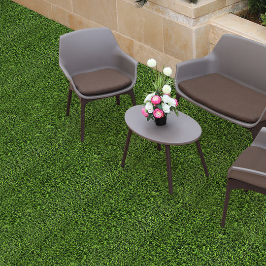 10x Artificial Grass Floor Tile - Home Decor Realistic Turf