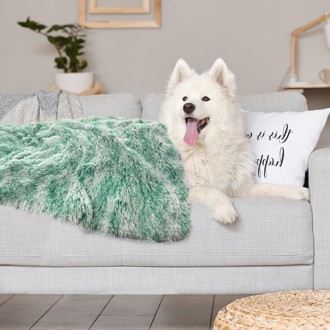 Dog Blanket Pet Cat Mat Puppy Warm Teal