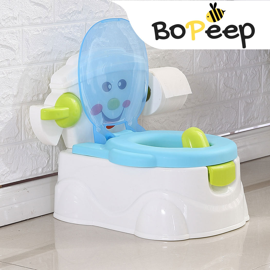 Kids Potty Trainer Seat Safety Blue