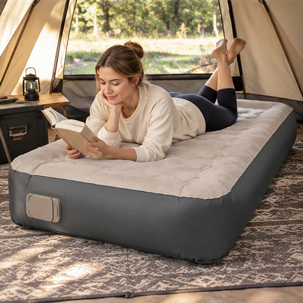 Inflatable Mattress With Pillow 190x90x22cm