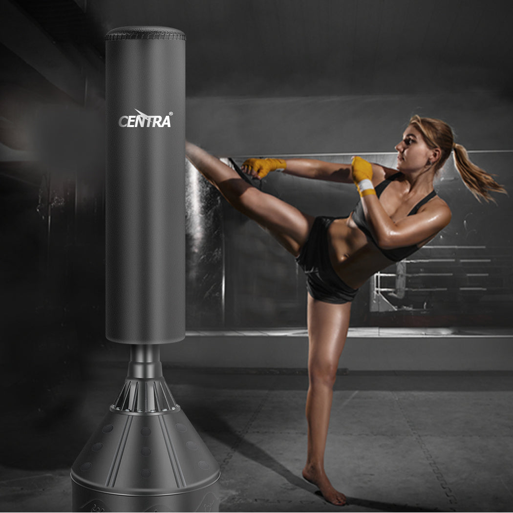 High-density PU leather Boxing Punching Bag Dummy UFC Kick Training 170cm