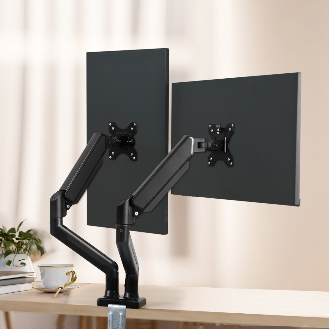 Dual Arm Monitor Stand Adjustable