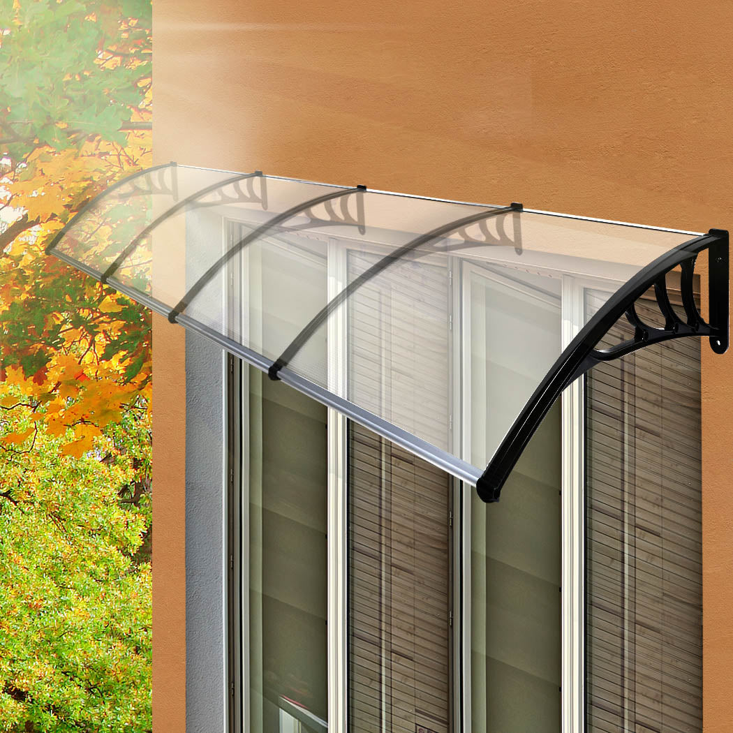 1x4M Transparent Door Awning Window UV Rain Cover