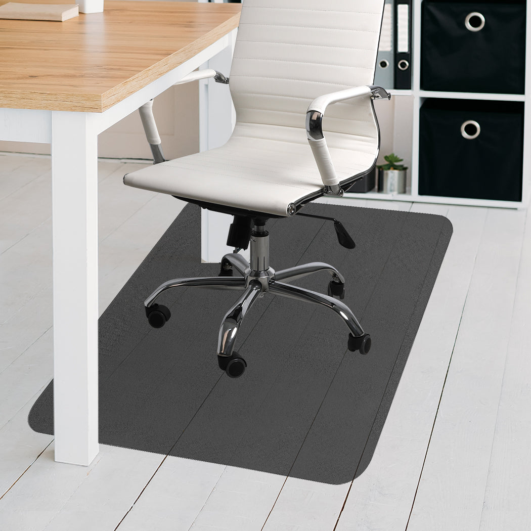 Office Chair Mat for Carpet Floor Protector Anti-Slip PVC Desk Mat Black