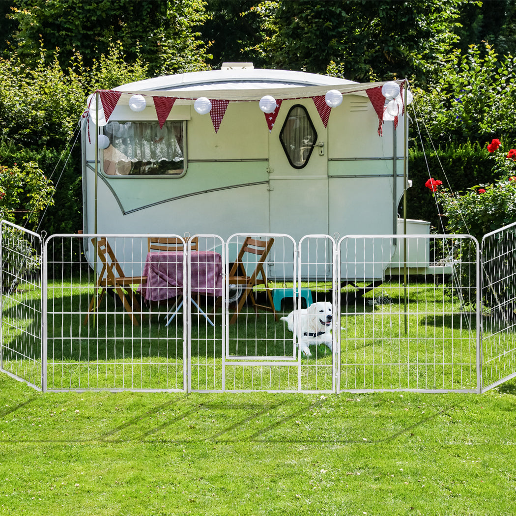 Versatile 8 Panel Pet Dog Playpen for Exercise and Enclosure