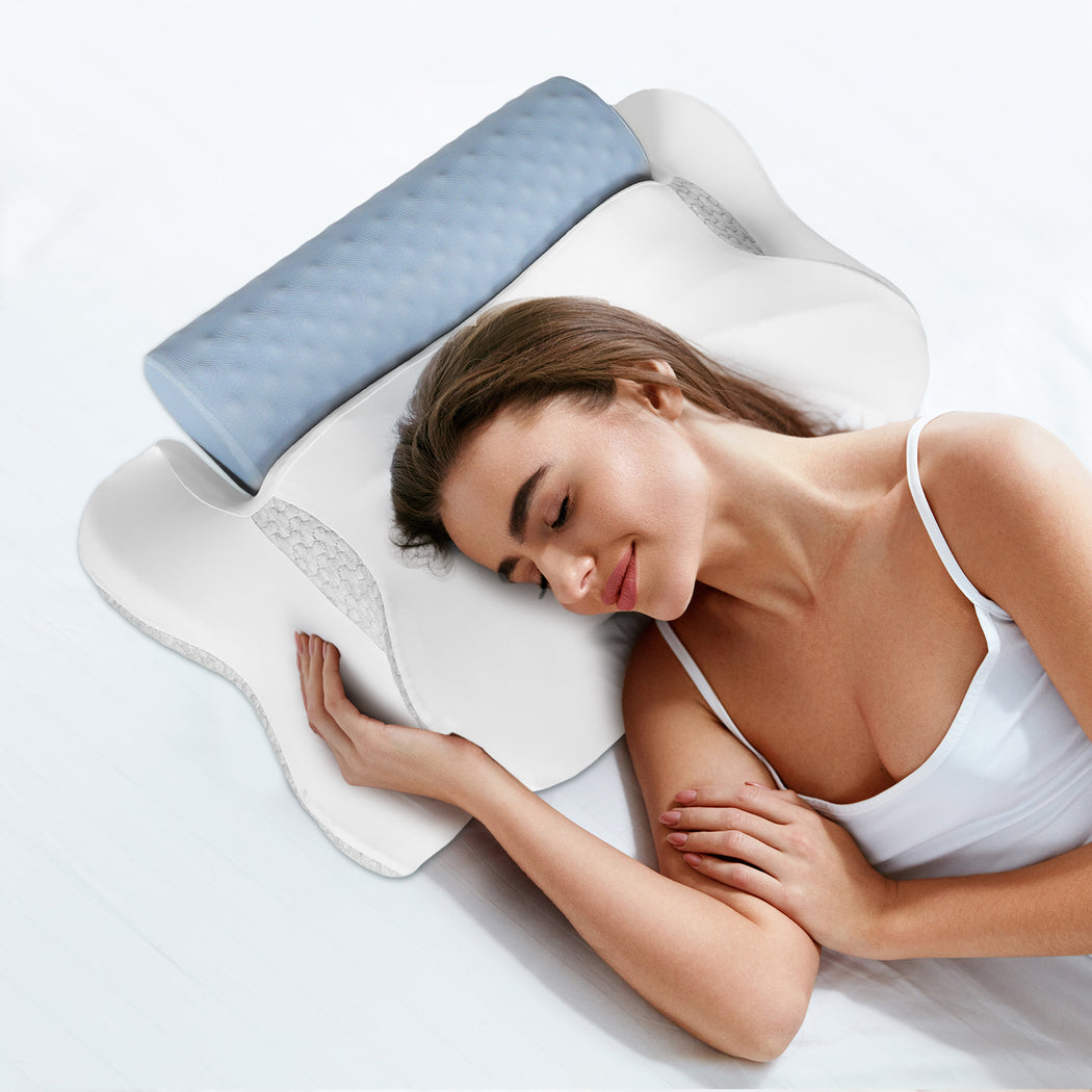 Cervical Memory Foam Neck Support Pillow | Simpledeals