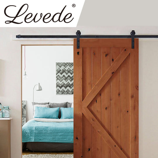 1.83M Antique Classic Style Single Sliding - Barn Door Hardware Track