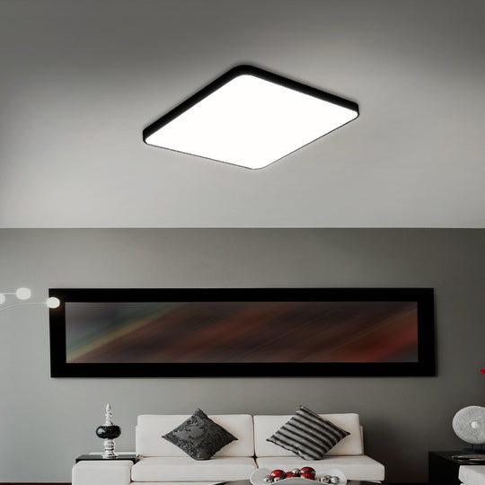Ultra-Thin 5CM LED Ceiling Down 36W- Black - High Quality Light