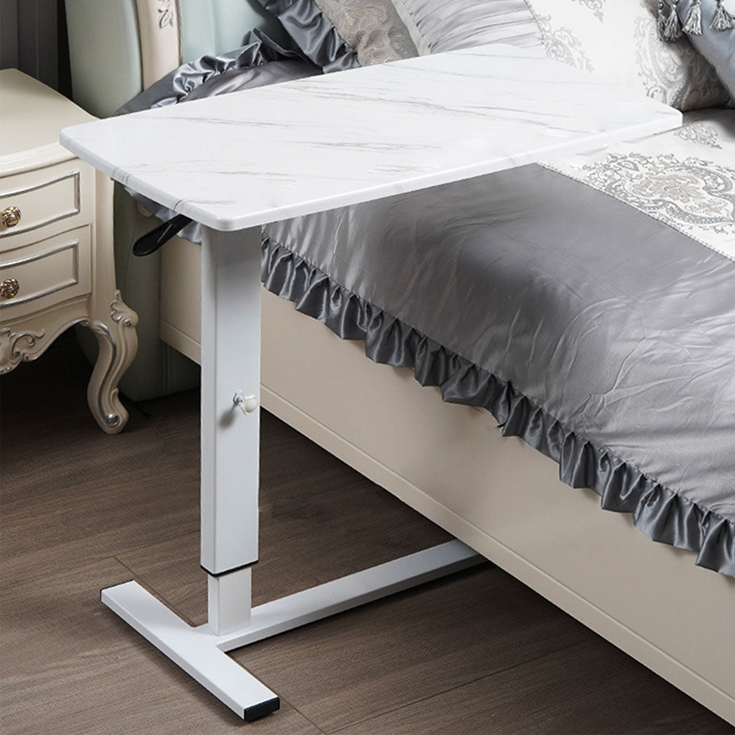 Versatile Standing Desk Sofa Bed Side Table White No Slots