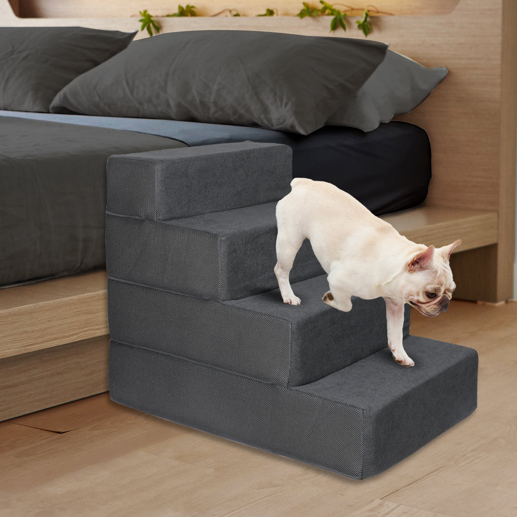 Dog Stairs Ramp Portable Climbing Kids - Pet Step Adjustable Ladder
