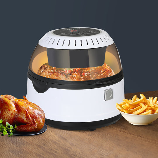 Contemporary 12L Air Fryer Convection Oven White Colour  Soft Cushion