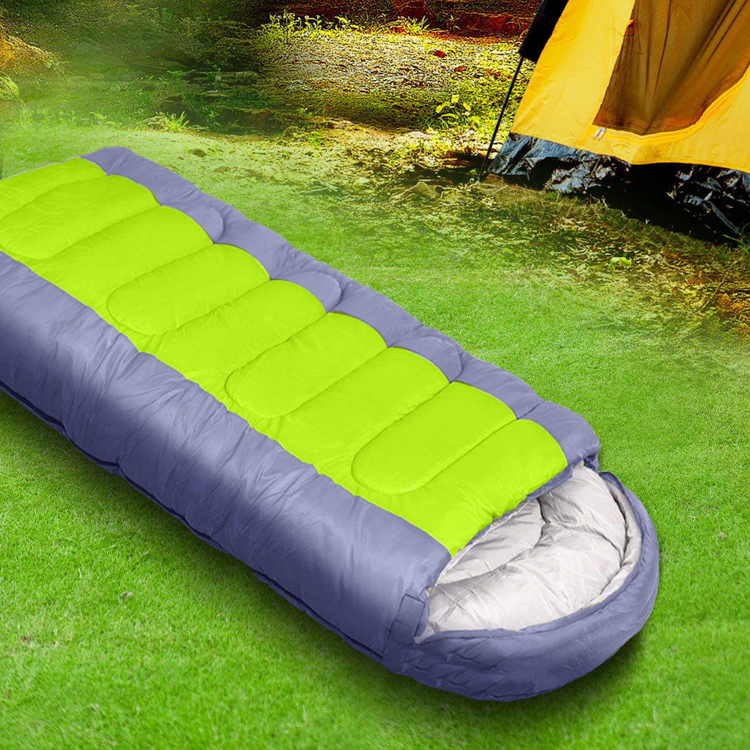 Sleeping Bag Outdoor Camping Grey