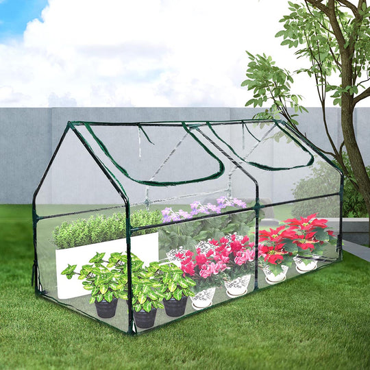 Greenhouse Flower Garden Shed - Pvc Cover Frame Film
