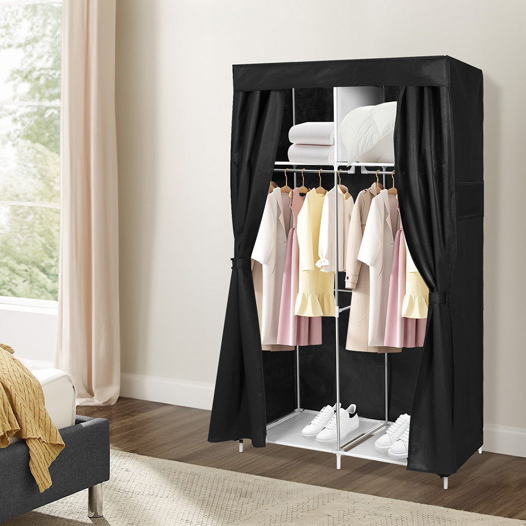 Stylish Portable Closet Wardrobe Organizers 102CM  Space-Saving with 102Cm