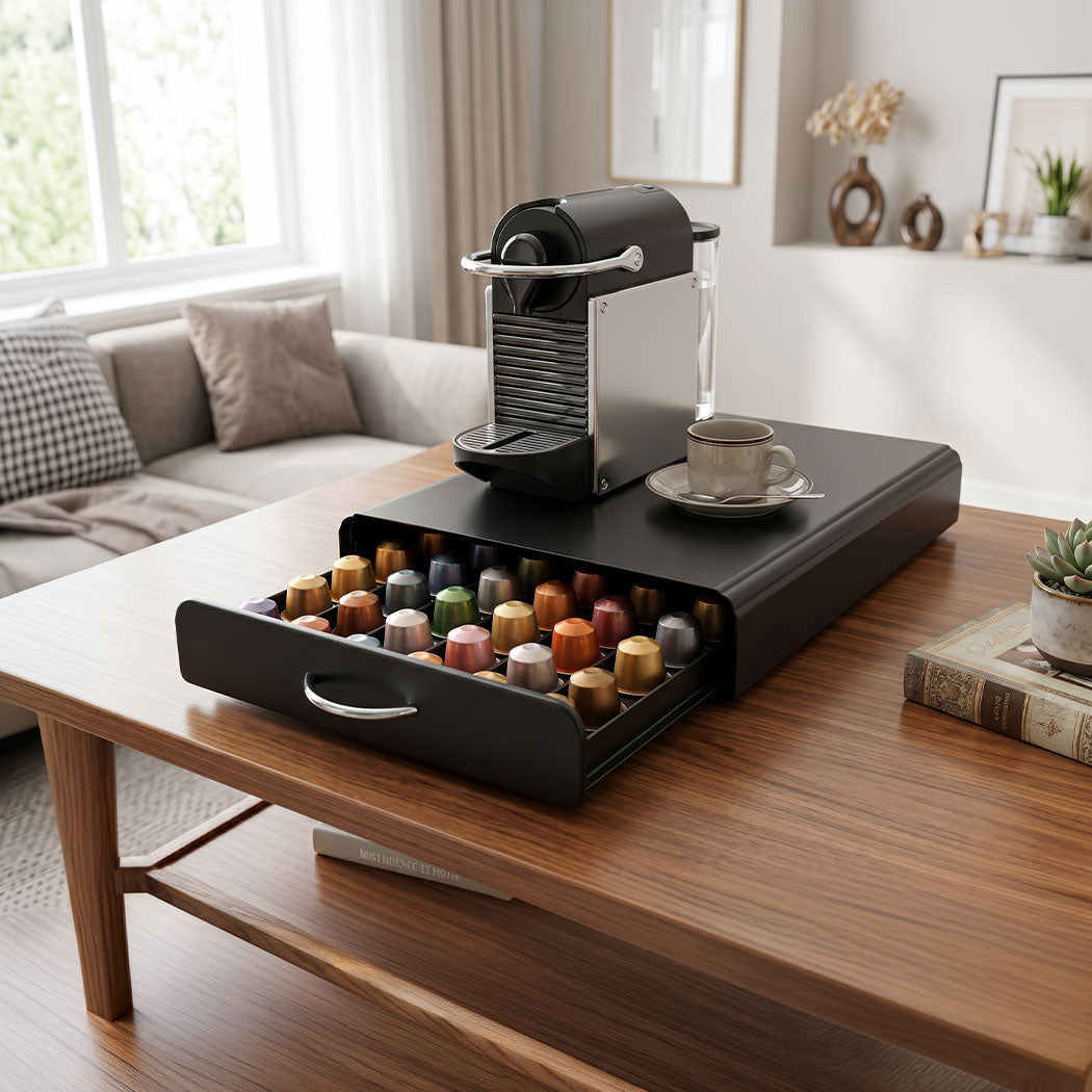 Coffee Pod Drawer 60 Capsule Nespresso Organiser | Simpledea