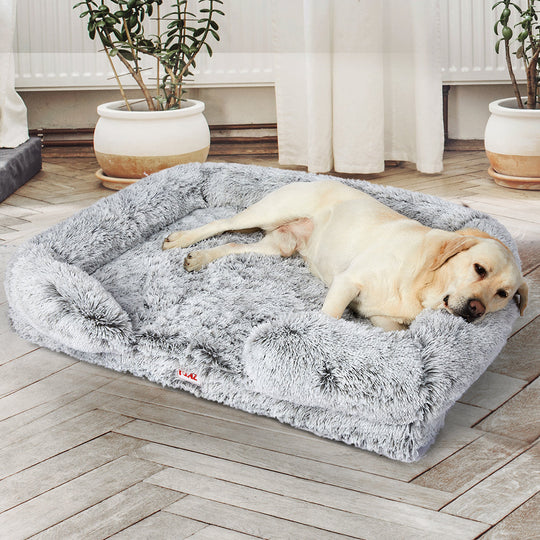 Pet Bed Soft Warm Mat Mattress Cushion L | PayPal