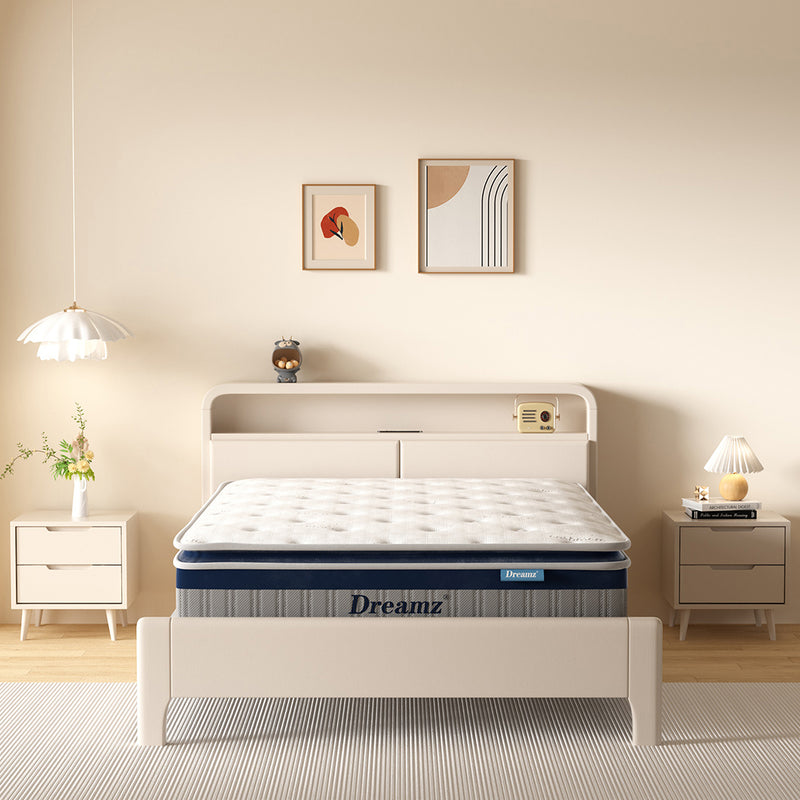 Double 32CM Versatile Spring Mattress Pillow Top  Firm 6.5  7-Zone