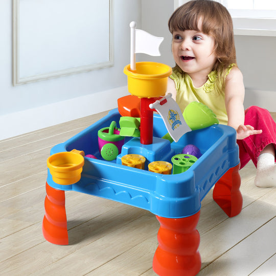 Kids Sand Water Table 21pc Set – Outdoor Sensory Play Toy - Sandpit Toys