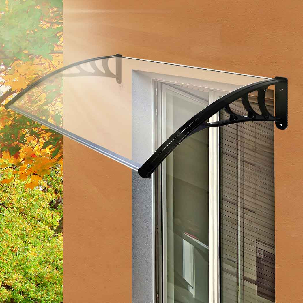 Window Door Awning Outdoor 1M X 1.5M Transparent 1x1.5M - Sun Shield Diy